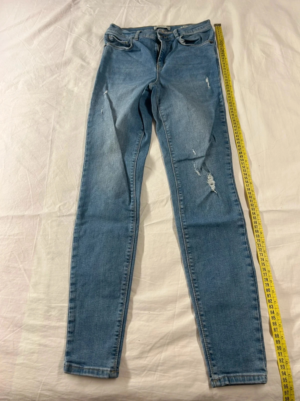 Jean bleu skinny taille haute lcw jeans w26 l36